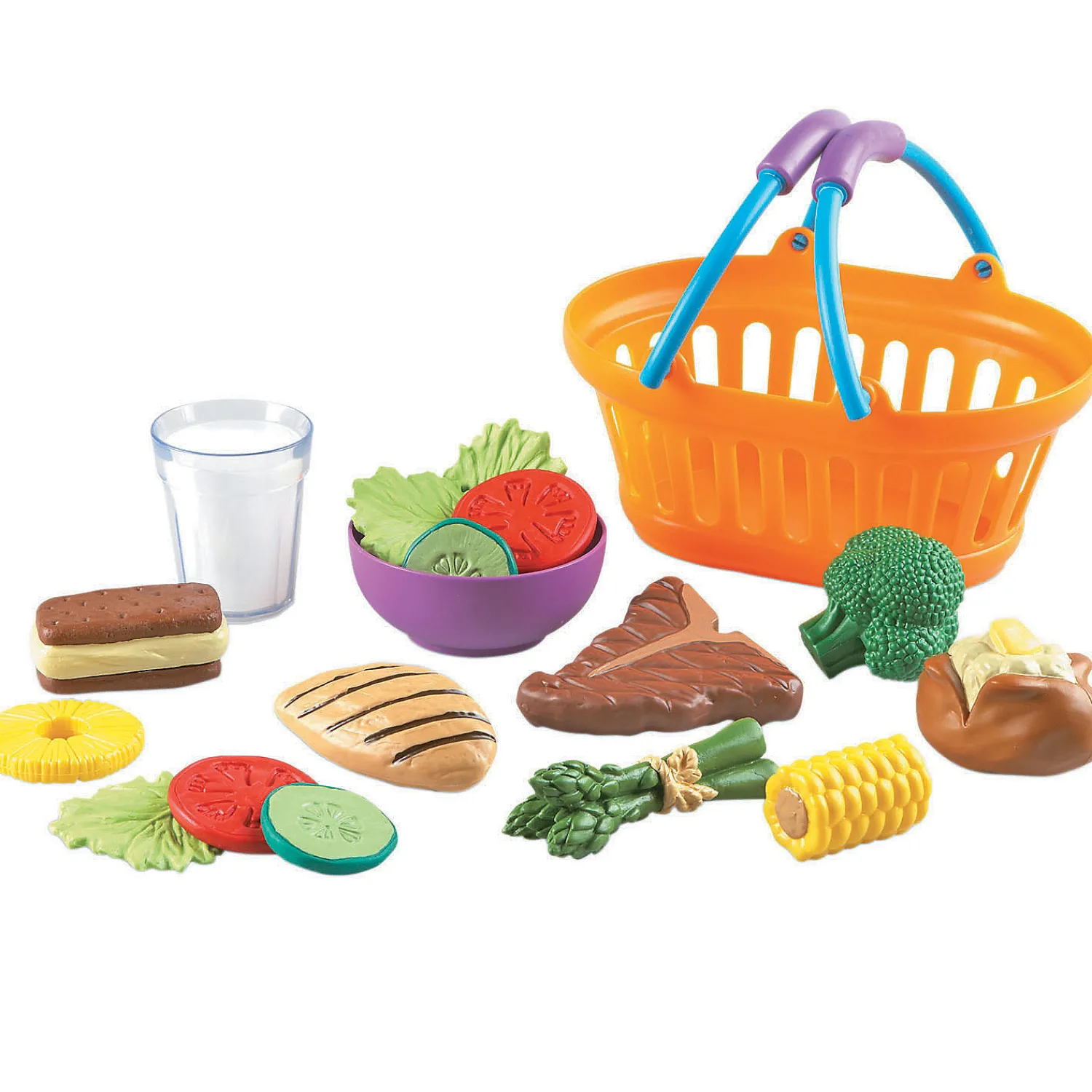 learning_resources_new_sp_0-6.webp Oriental Trading Pretend Play*Learning Resources New Sprouts - Play Dinner Basket