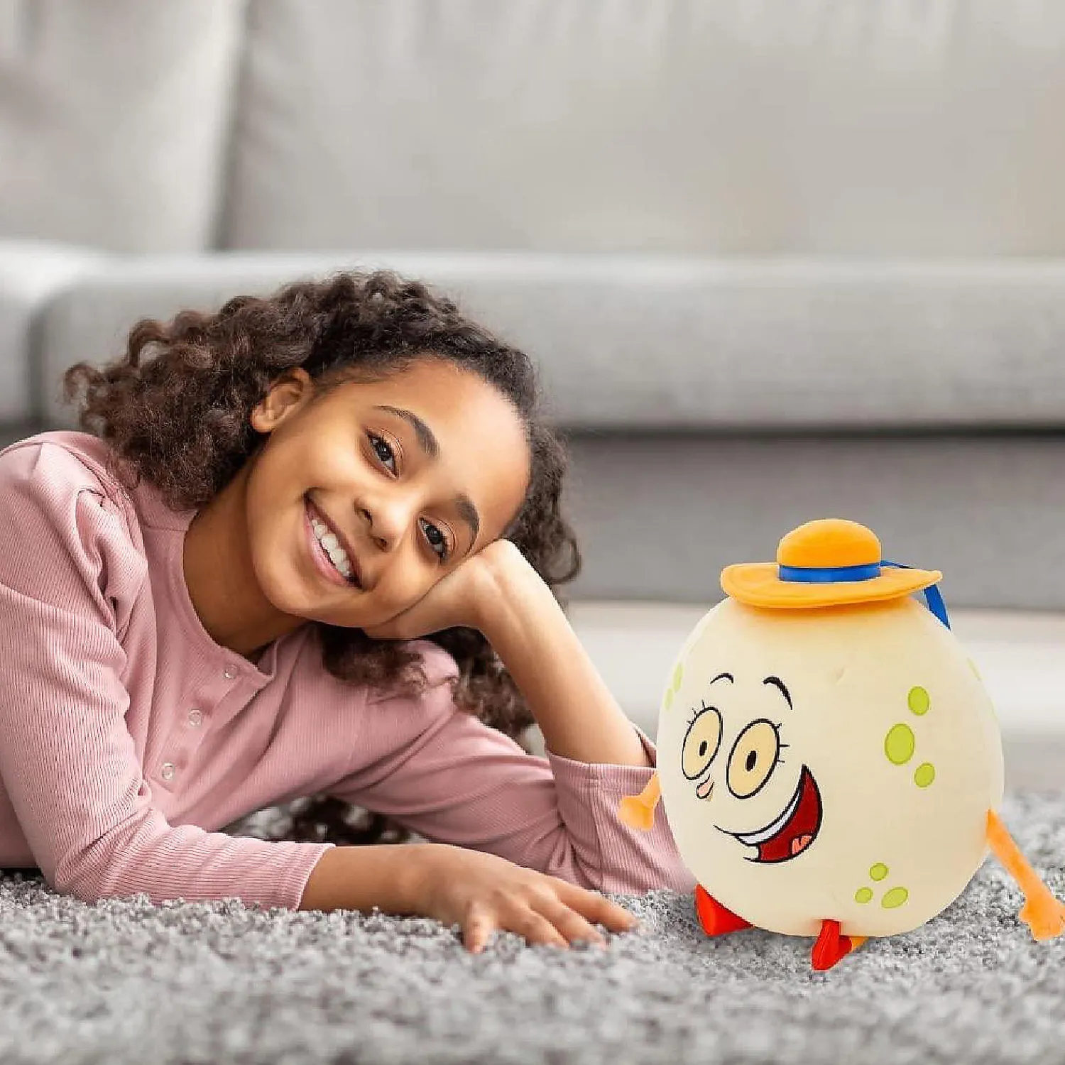 lets_go_luna_luna_the_moo_1.webp Oriental Trading Character Toys*Lets Go Luna! Luna The Moon Plush Animated Childrens Tv Show 14" Doll Mighty Mojo