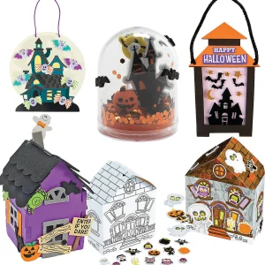 Let's Go To A Halloween Haunted House Craft Kit - Makes 60<Oriental Trading Best Sale