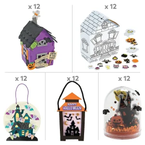 Let's Go To A Halloween Haunted House Craft Kit - Makes 60<Oriental Trading Outlet