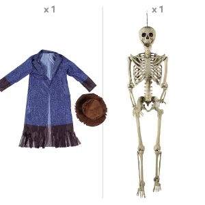 Life-Size Posable Skeleton With Scarecrow Outfit Kit - 3 Pc.<Oriental Trading Cheap