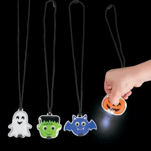 Light-Up Halloween Character Necklaces - 12 Pc.<Oriental Trading Sale