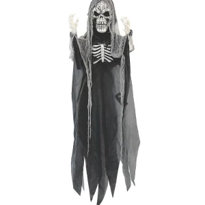 6' Lightup Hanging Skeleton Reaper Halloween Decoration<Oriental Trading Best