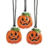 Light-Up Jack-O'-Lantern Necklaces - 12 Pc.<Oriental Trading Shop