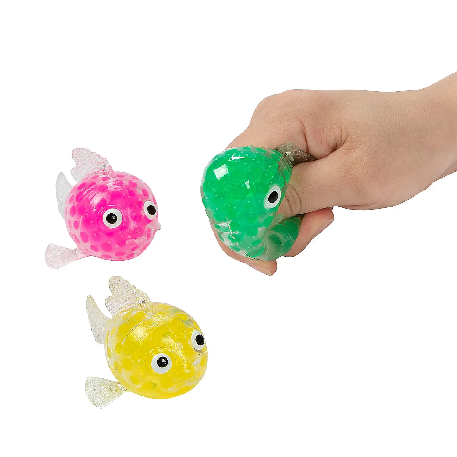 little_fish_water_bead_sq_0.webp Oriental Trading Putty & Squishy Toys*Little Fish Water Bead Squeeze Toys - 12 Pc.