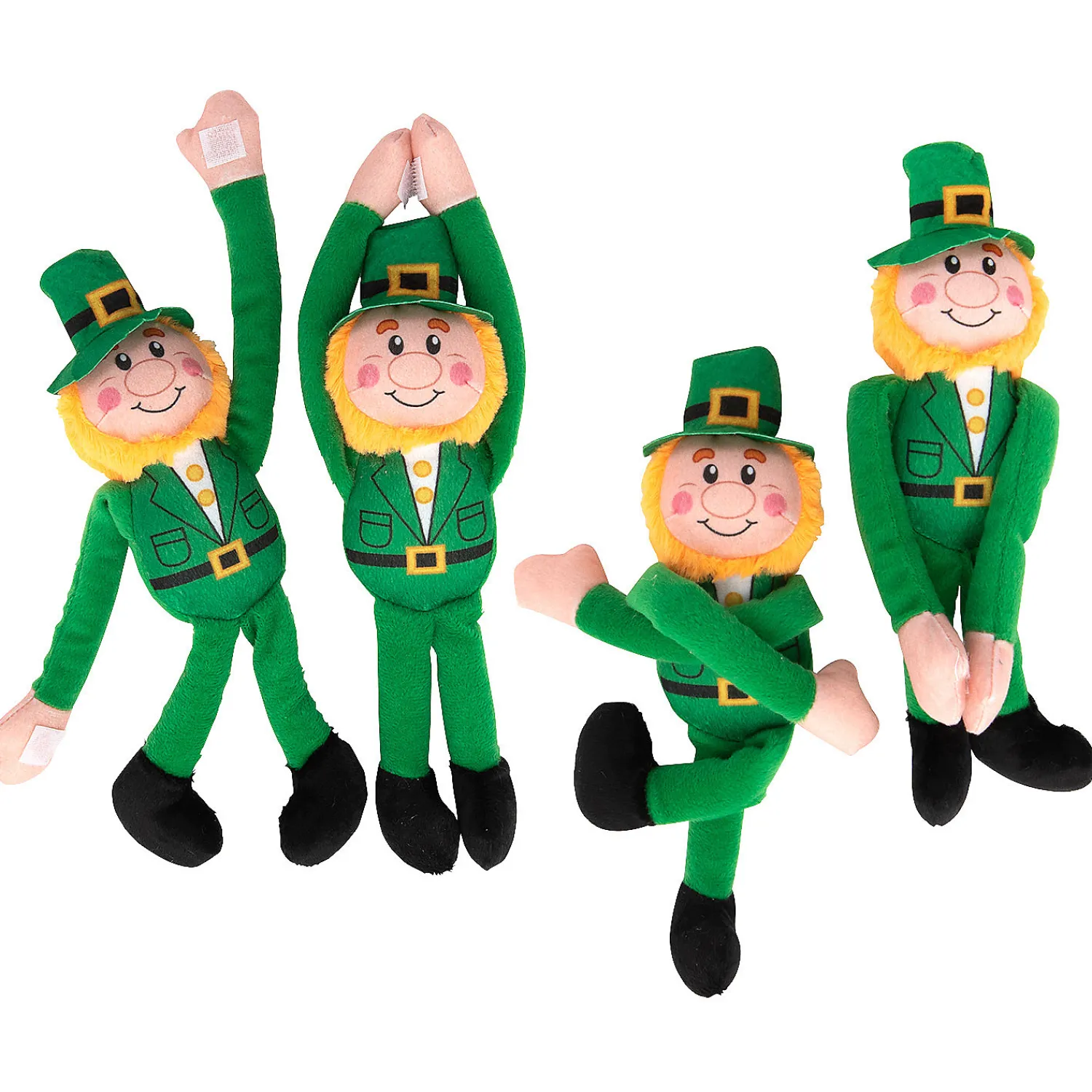 long_arm_plush_leprechaun_0.webp Oriental Trading Stuffed Animals & Plush Toys*Long Arm Plush Leprechauns – 12 Pc.