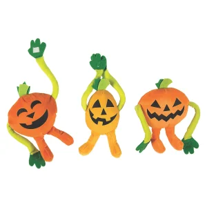 Oriental Trading Stuffed Animals & Plush Toys*Long Arm Stuffed Jack-O'-Lanterns - 12 Pc.