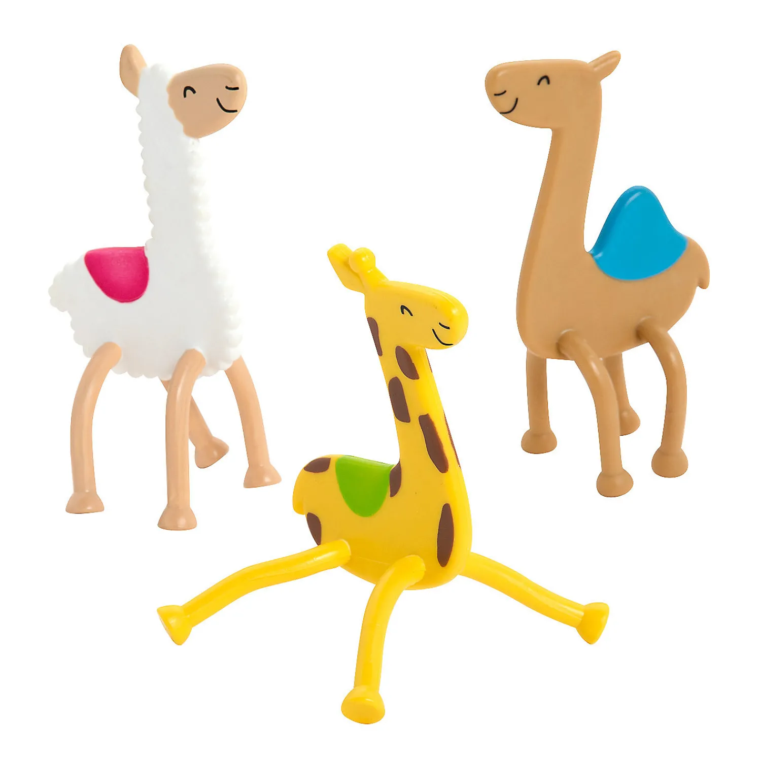 long_neck_animal_bendable_0.webp Oriental Trading Character Toys*Long Neck Animal Bendables - 24 Pc.