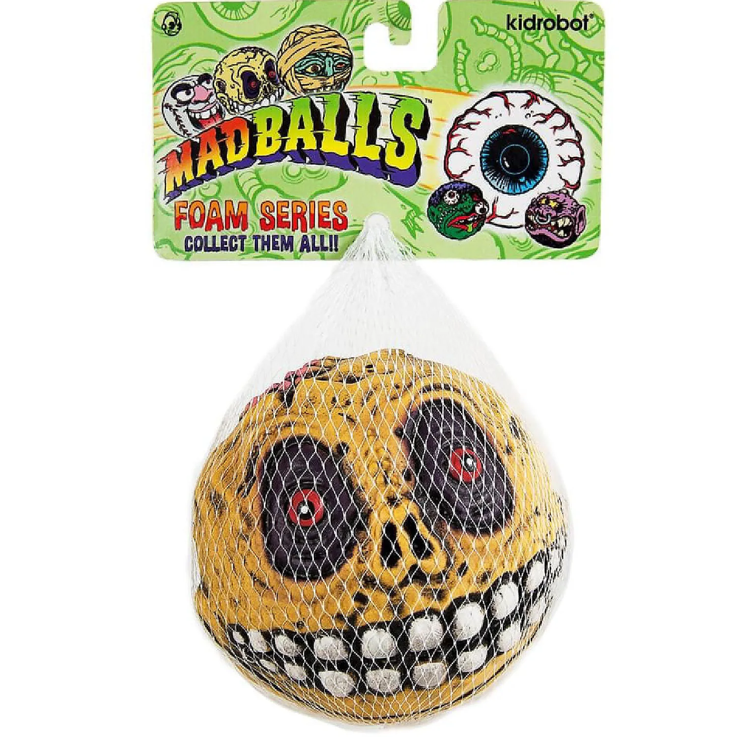 madballs__foam_figure_sku_2.webp Oriental Trading Character Toys*Madballs 4" Foam Figure: Skull Face