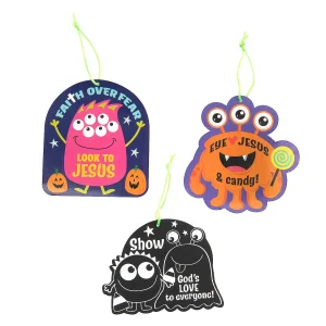 Magic Color Scratch Religious Halloween Monster Ornaments - 24 Pc.<Oriental Trading Outlet