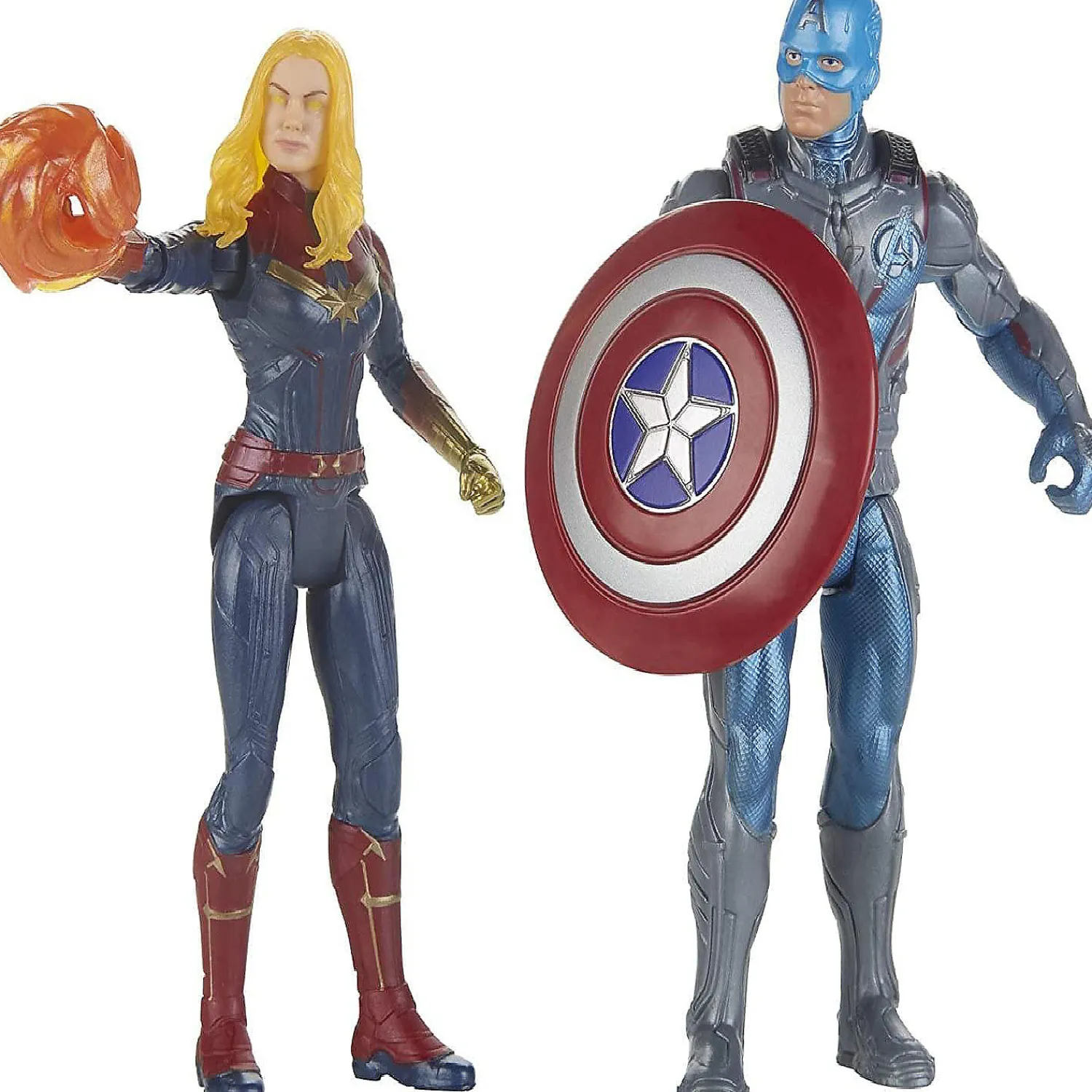 marvel_avengers__inch_act_2.webp Oriental Trading Character Toys*Marvel Avengers 6 Inch Action Figure Team Pack Captain America & Captain Marvel