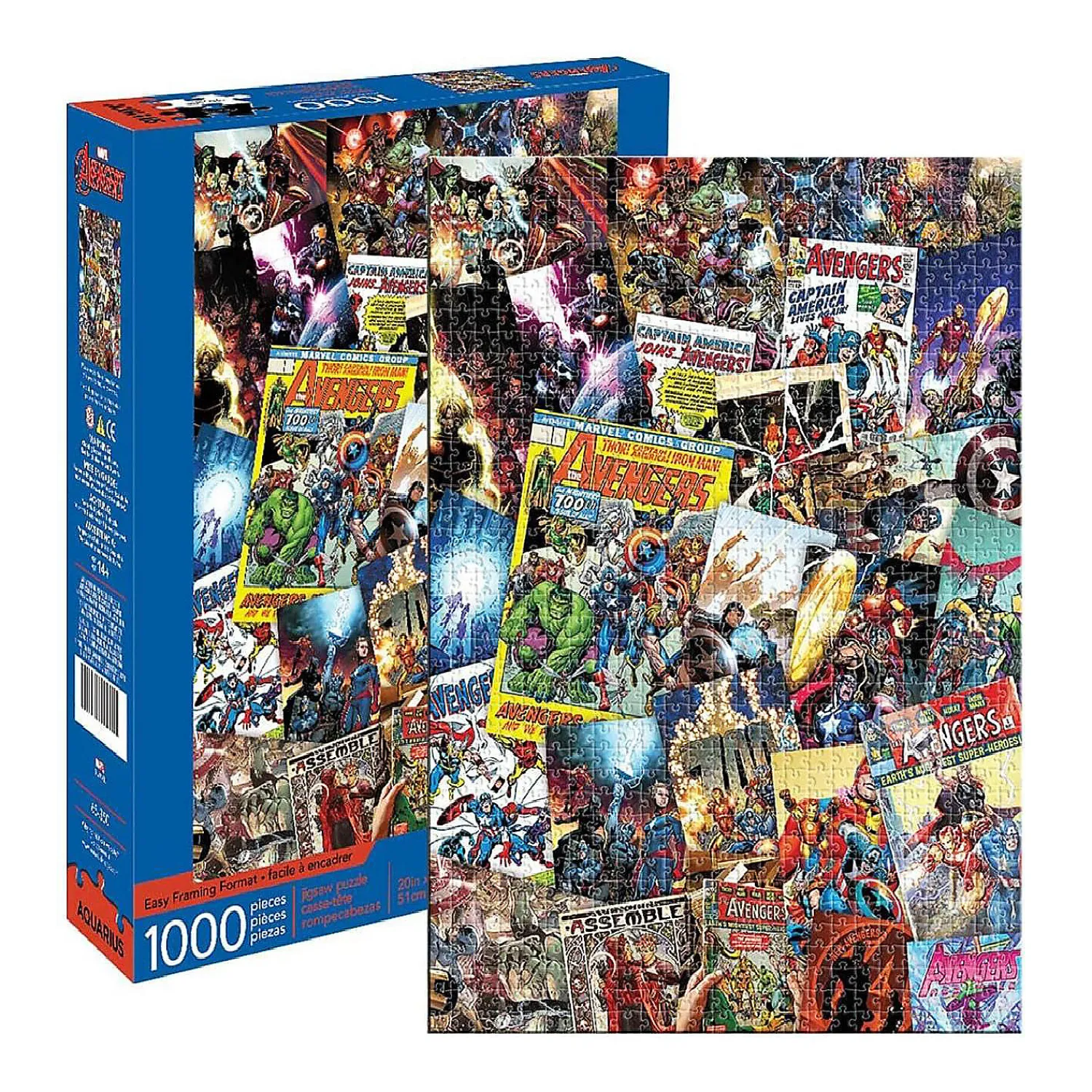 marvel_avengers_comic_col_0.webp Oriental Trading Puzzles*Marvel Avengers Comic Collage 1000 Piece Jigsaw Puzzle