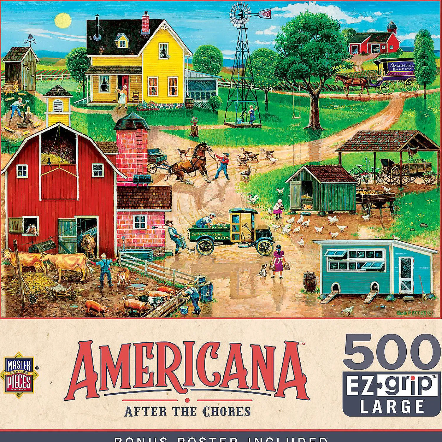 masterpieces_after_the_ch_0.webp Oriental Trading Puzzles*Masterpieces After The Chores 500 Piece Ez Grip