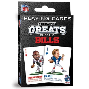 Oriental Trading Playing Cards*Masterpieces Buffalo Bills All-Time Greats Playing Cards