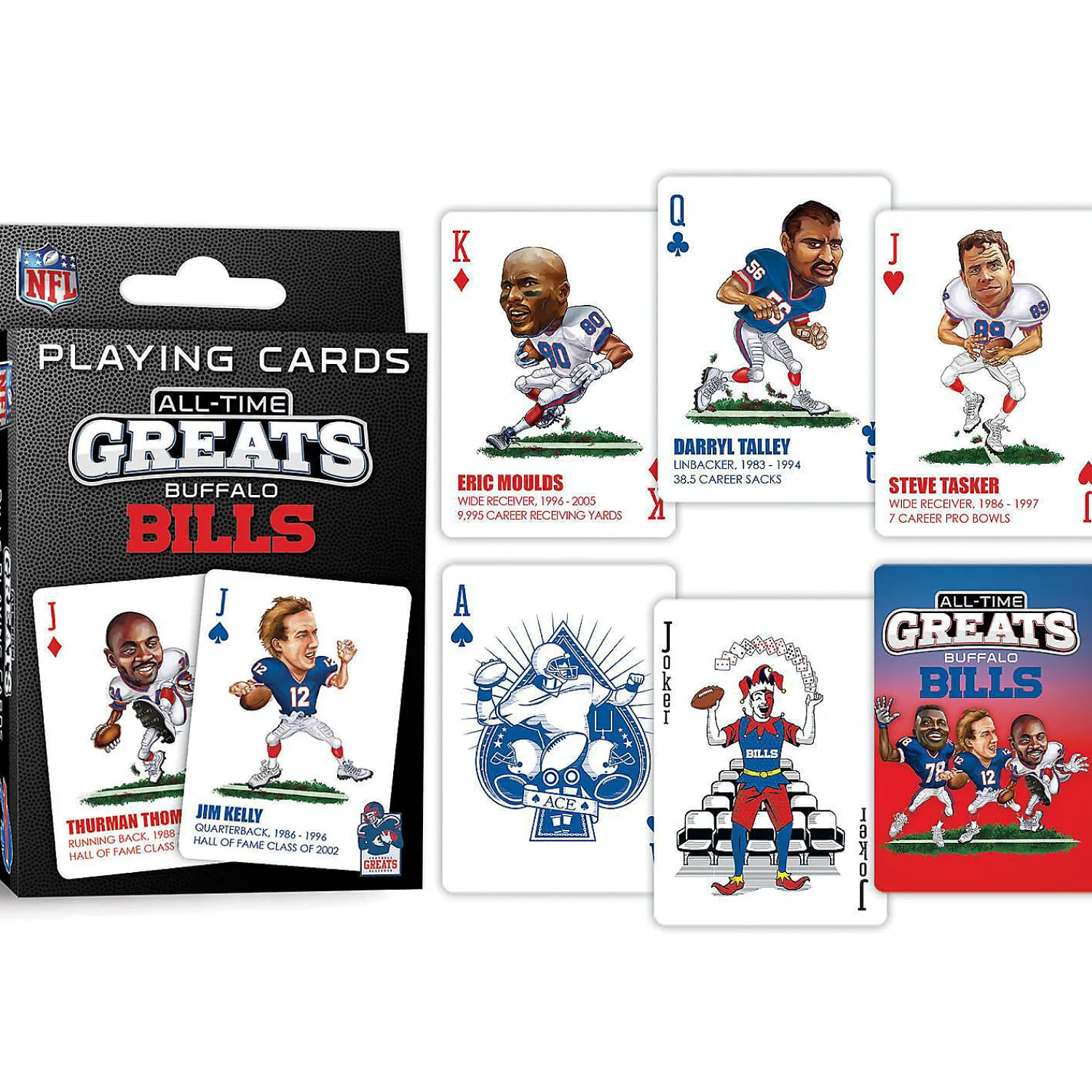 masterpieces_buffalo_bill_3.webp Oriental Trading Playing Cards*Masterpieces Buffalo Bills All-Time Greats Playing Cards