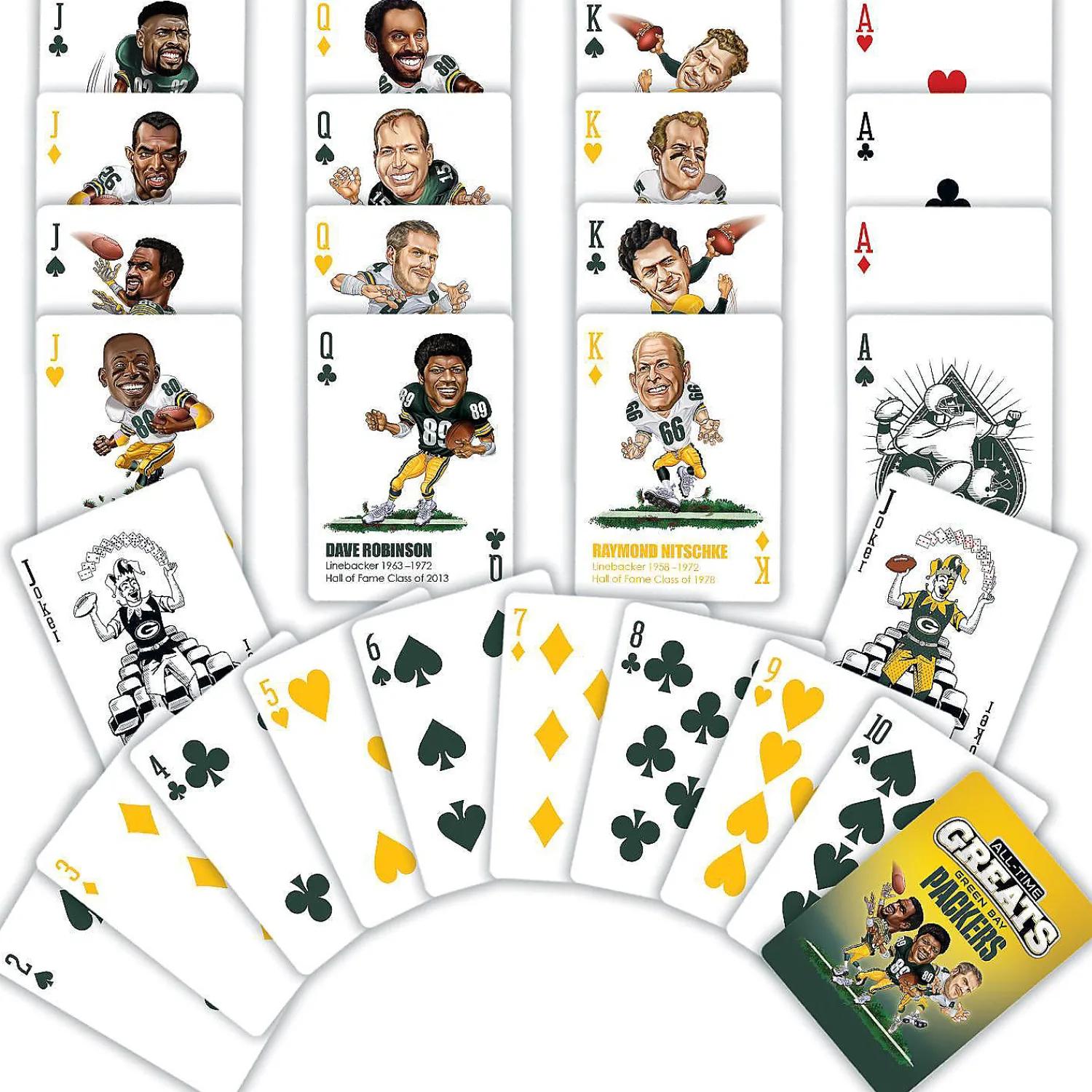 masterpieces_green_bay_pa_2.webp Oriental Trading Playing Cards*Masterpieces Green Bay Packers All-Time Greats Playing Cards