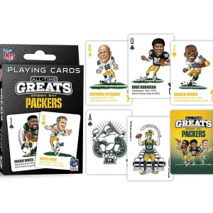 Oriental Trading Playing Cards*Masterpieces Green Bay Packers All-Time Greats Playing Cards