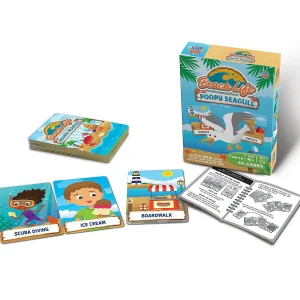 Oriental Trading Playing Cards*Masterpieces Licensed Kids Games - Beach Life - Seagull Poop Card Game For Kids & Family