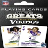 Oriental Trading Playing Cards*Masterpieces Minnesota Vikings All-Time Greats Playing Cards