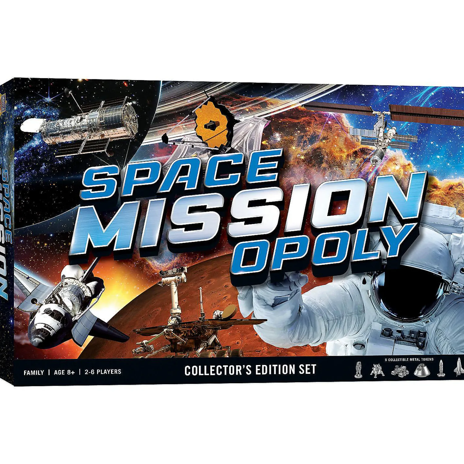 masterpieces_opoly_board__1.webp Oriental Trading Games*Masterpieces Opoly Board Games - Space Mission Opoly - For Adults, Kids, & Family
