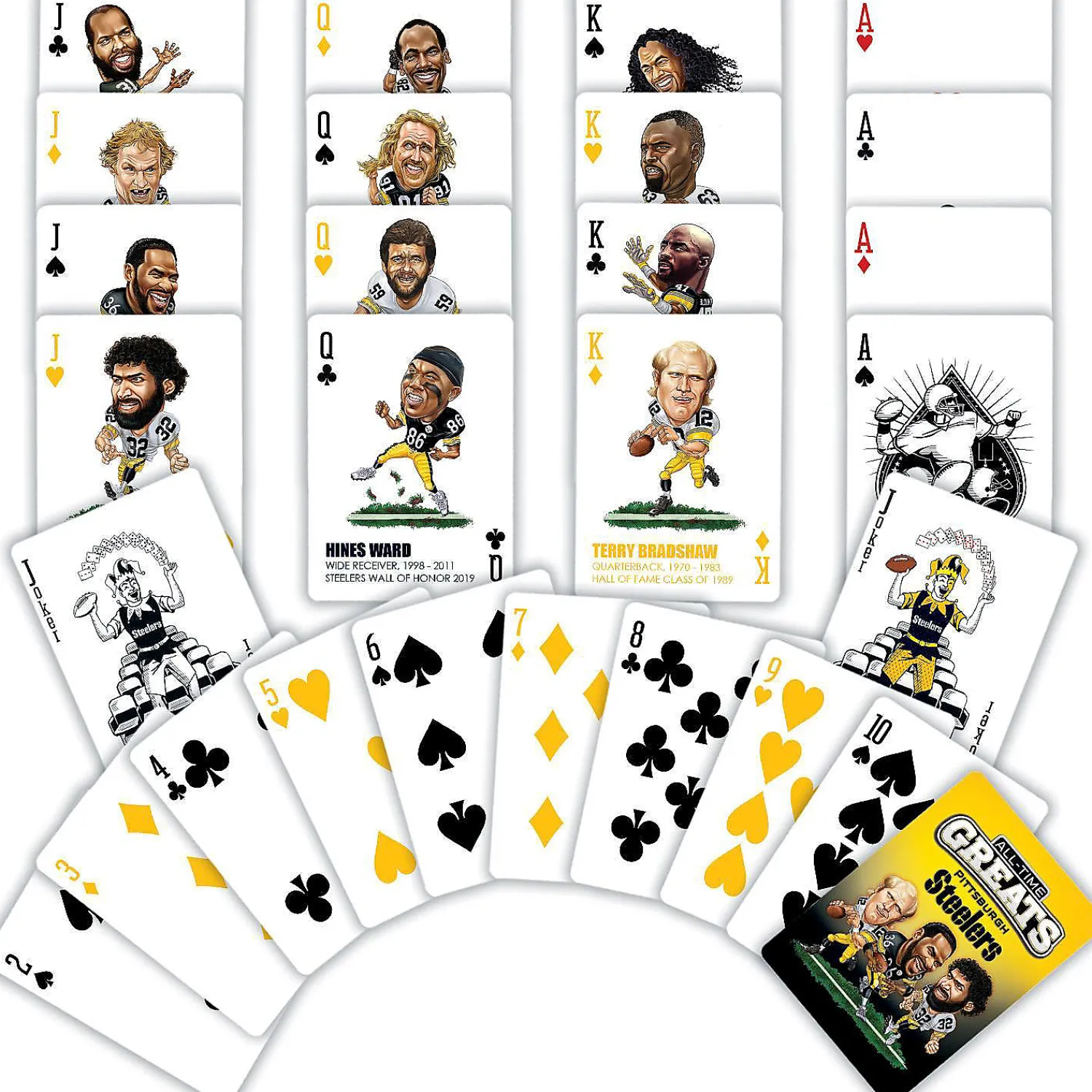 masterpieces_pittsburgh_s_2.webp Oriental Trading Playing Cards*Masterpieces Pittsburgh Steelers All-Time Greats Playing Cards