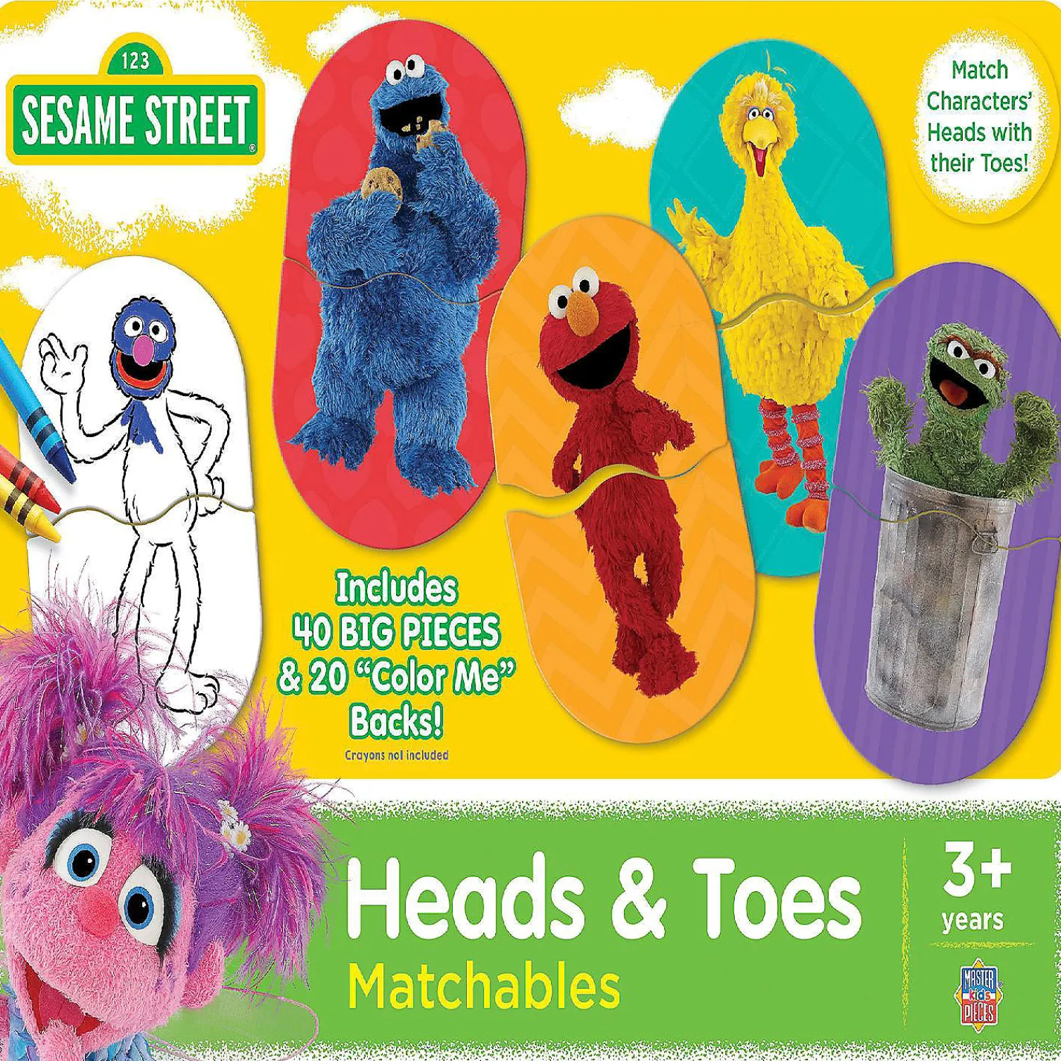masterpieces_sesame_stree_0-1.webp Oriental Trading Playing Cards*Masterpieces Sesame Street Heads And Toes Matching Puzzle