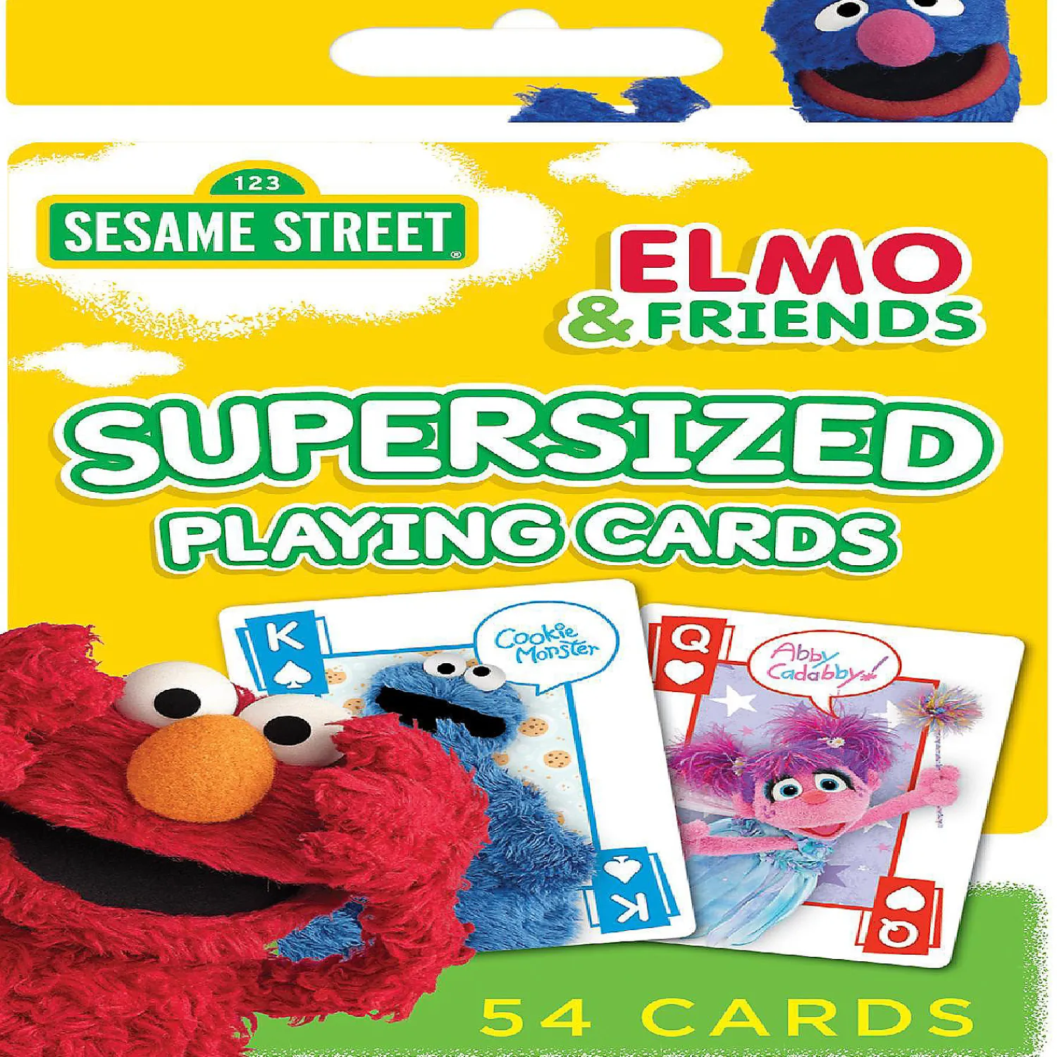 masterpieces_sesame_stree_0.webp Oriental Trading Playing Cards*Masterpieces Sesame Street Supersized Playing Cards