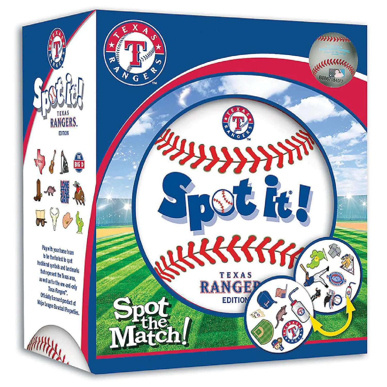 masterpieces_texas_ranger_0.webp Oriental Trading Playing Cards*Masterpieces Texas Rangers Spot It