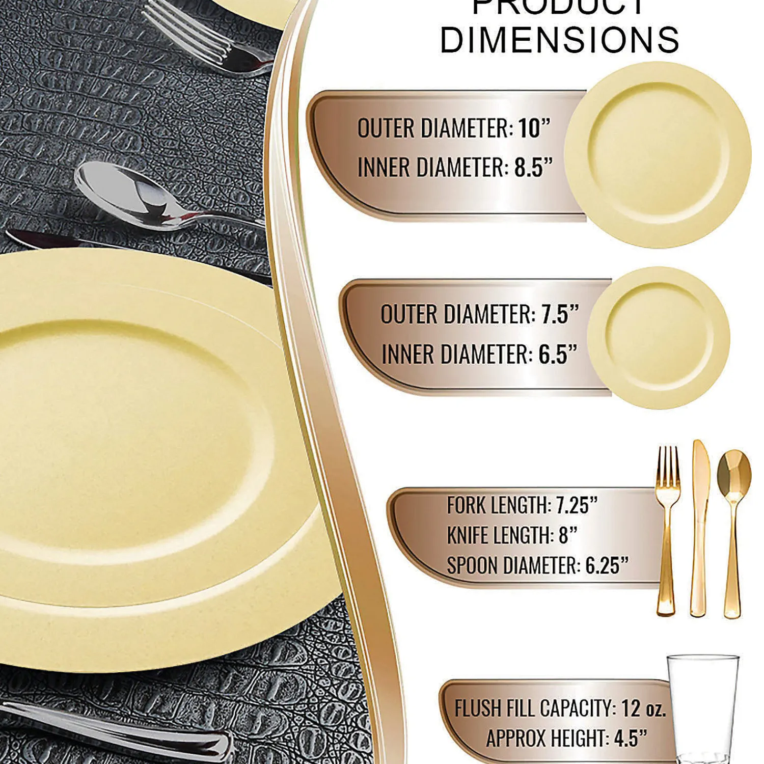 matte_bright_yellow_round_1-1.webp Matte Bright Yellow Round Disposable Plastic Dinnerware Value Set (20 Settings)<Oriental Trading Flash Sale