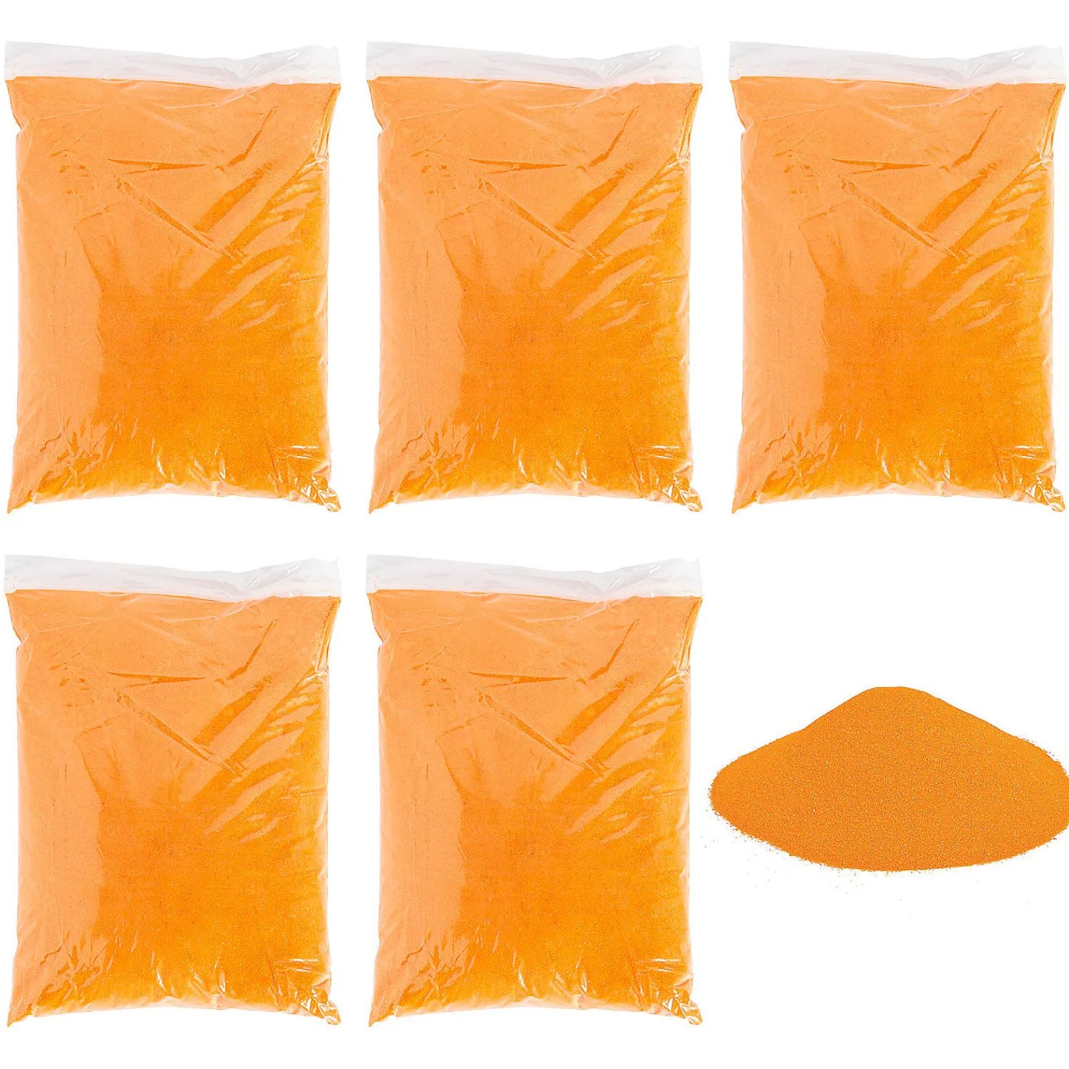 mega_bulk__lb_orange_sand_0.webp Mega Bulk 25 Lb. Orange Sand<Oriental Trading Discount