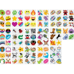 Oriental Trading Temporary Tattoos*Mega Bulk 1500 Pc. Temporary Tattoo Assortment