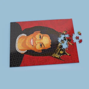 Oriental Trading Puzzles*Michelle Obama Jigsaw Puzzle 500Pcs Women In Power Illustration Design All Ages Mighty Mojo