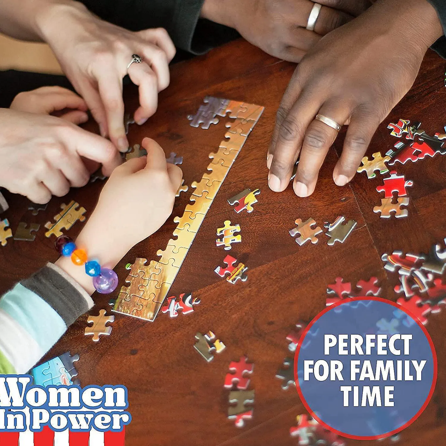 michelle_obama_jigsaw_puz_3.webp Oriental Trading Puzzles*Michelle Obama Jigsaw Puzzle 500Pcs Women In Power Illustration Design All Ages Mighty Mojo