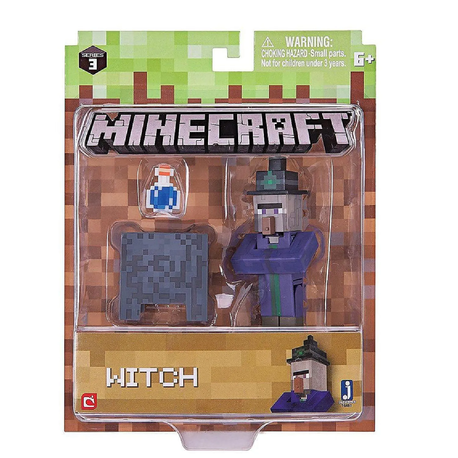 minecraft__action_figure__1.webp Oriental Trading Character Toys*Minecraft 3" Action Figure: Witch
