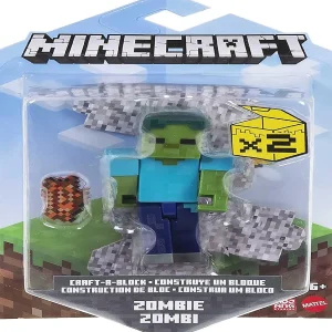Oriental Trading Character Toys*Minecraft 3.5 Inch Core Figure Assortment Zombie