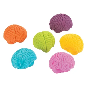 Mini Brain-Shaped Erasers - 24 Pc.<Oriental Trading Store