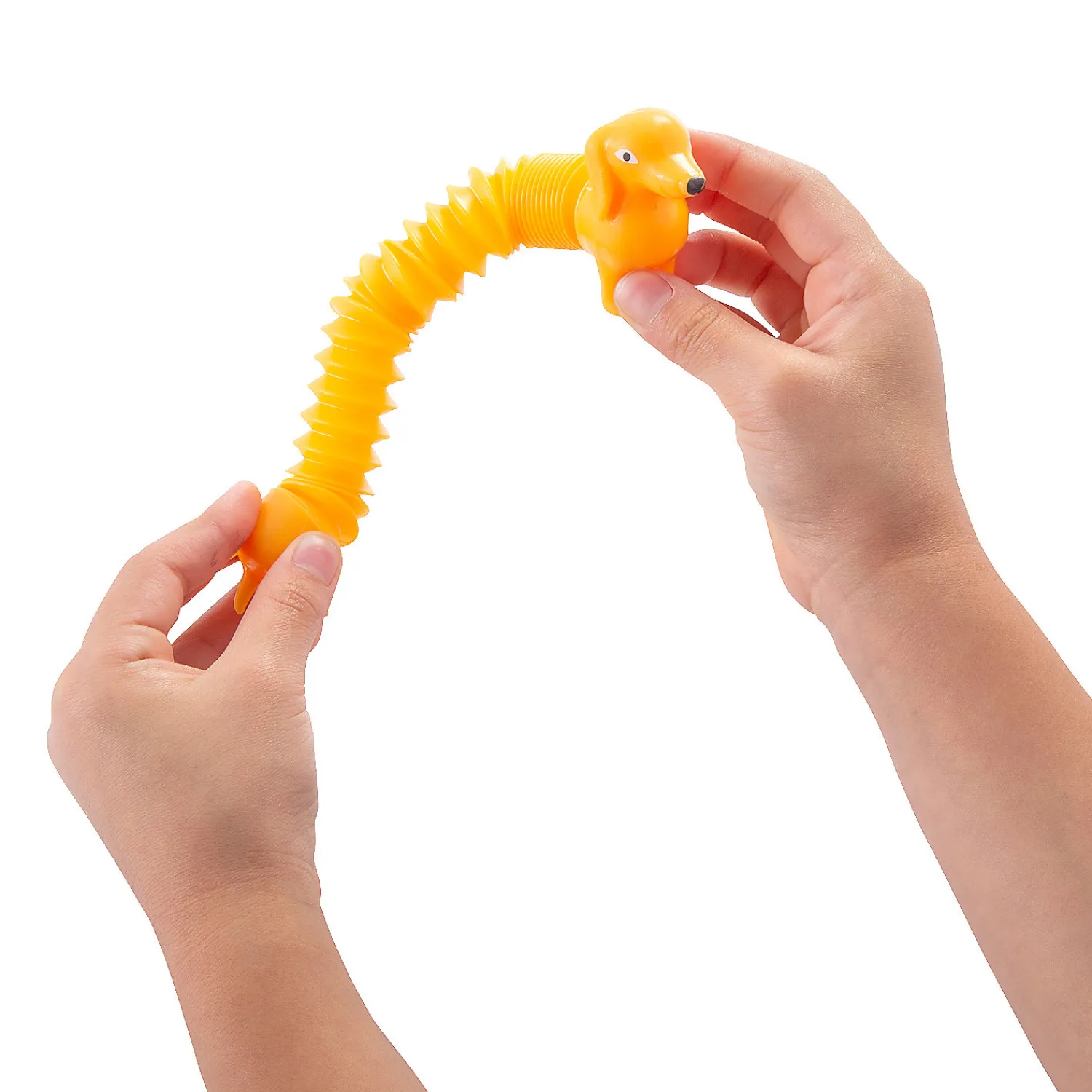 mini_dog_expanding_tube_f_1.webp Oriental Trading Fidget Toys & Spinners*Mini Dog Expanding Tube Fidget Toys - 12 Pc.