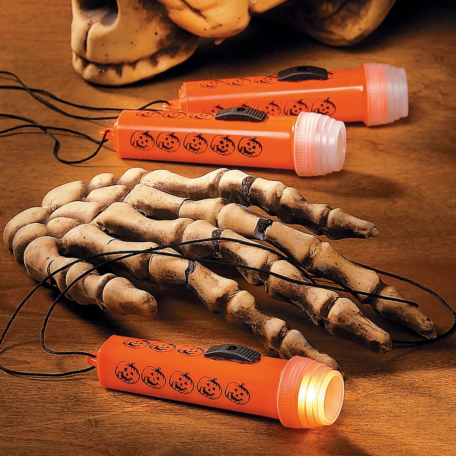 mini_halloween_flashlight_2.webp Mini Halloween Flashlights On A Rope - 12 Pc.<Oriental Trading Sale