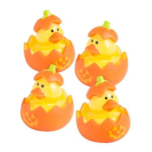 Mini Jack-O'-Lantern Rubber Ducks - 12 Pc.<Oriental Trading Cheap