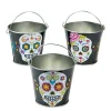 Mini Neon Day Of The Dead Pails - 12 Pc.<Oriental Trading New