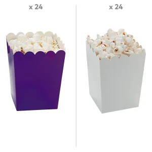 Mini Popcorn Box Assortment Kit - 48 Pc.<Oriental Trading Store