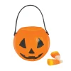 Mini Pumpkin Bpa-Free Plastic Candy Buckets - 12 Pc.<Oriental Trading Store
