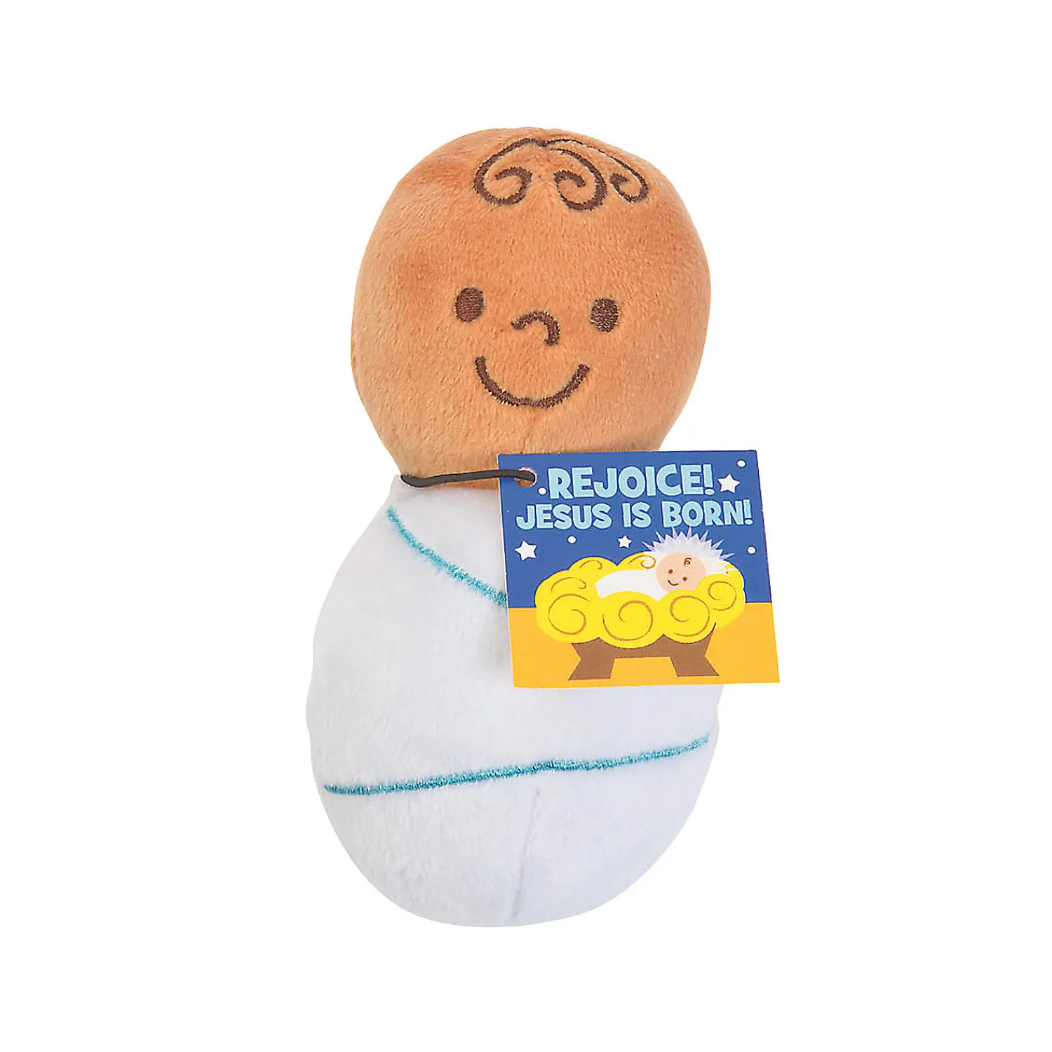 mini_stuffed_baby_jesus_w_0.webp Oriental Trading Stuffed Animals & Plush Toys*Mini Stuffed Baby Jesus With Card - 12 Pc.