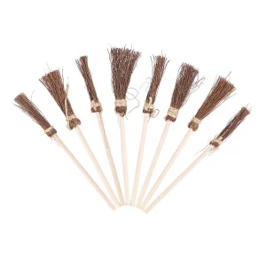 Mini Witch Brooms - 12 Pc.<Oriental Trading Clearance