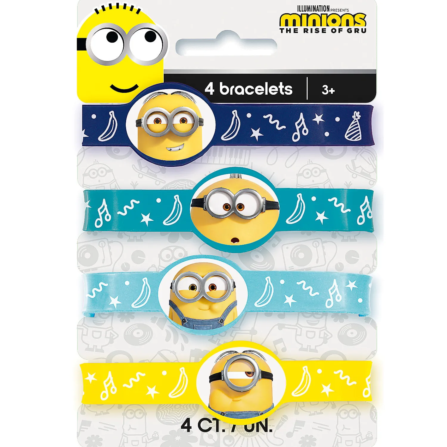 minions_rubber_bracelets__0.webp Oriental Trading Bracelets*Minions™ Rubber Bracelets - 4 Pc.