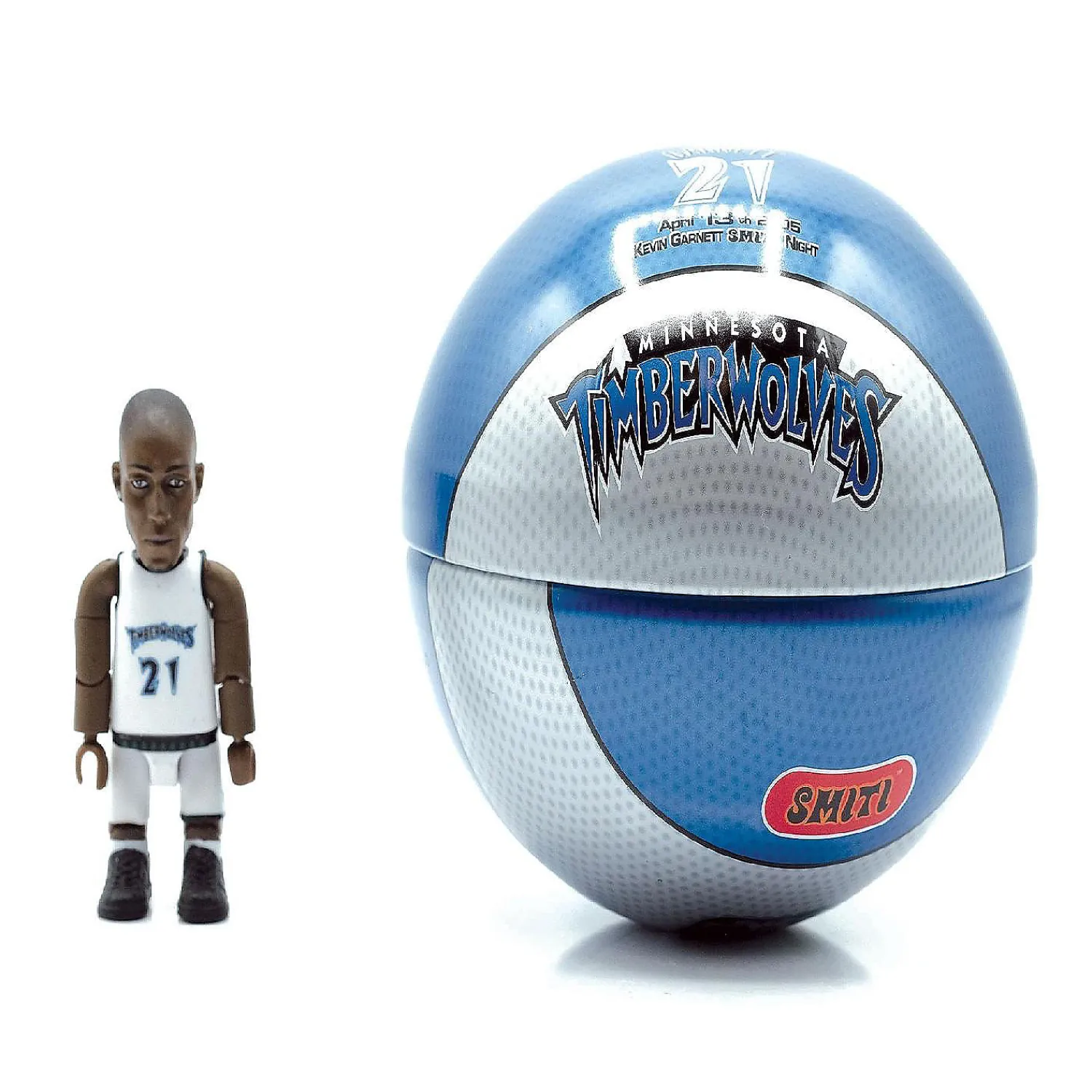 minnesota_timberwolves_nb_2.webp Oriental Trading Character Toys*Minnesota Timberwolves Nba Smiti 3 Inch Mini Figure Kevin Garnett