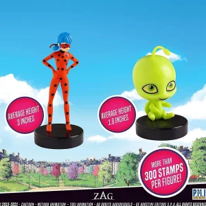 Oriental Trading Character Toys*Miraculous Ladybug Stamps 5Pk Cat Nior Party Favors Stampers Figure Set Pmi International