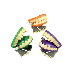 Monster Wind-Up Chomping Teeth - 12 Pc.<Oriental Trading Fashion