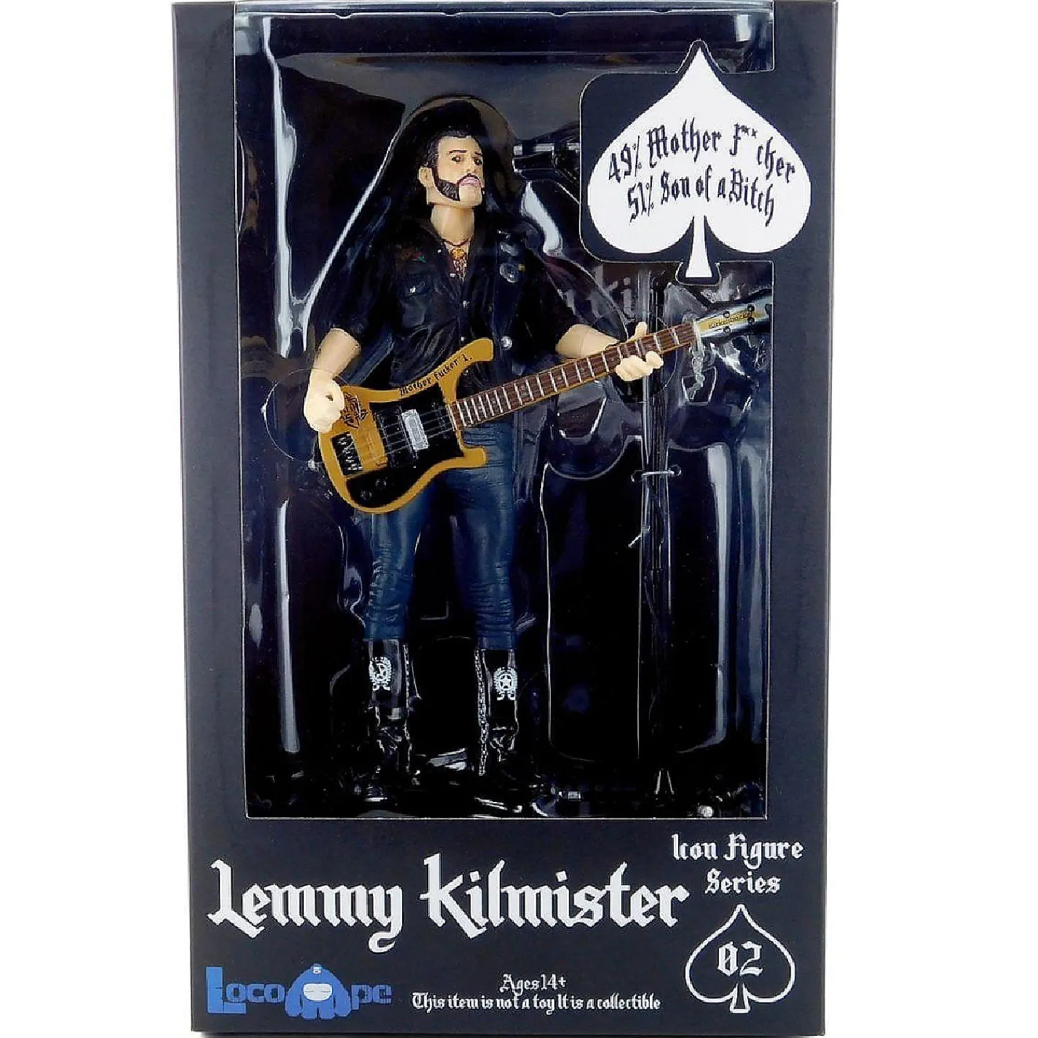 motorhead_lemmy_kilmister_1-1.webp Oriental Trading Character Toys*Motorhead Lemmy Kilmister Deluxe Figure Guitar Black Pickguard