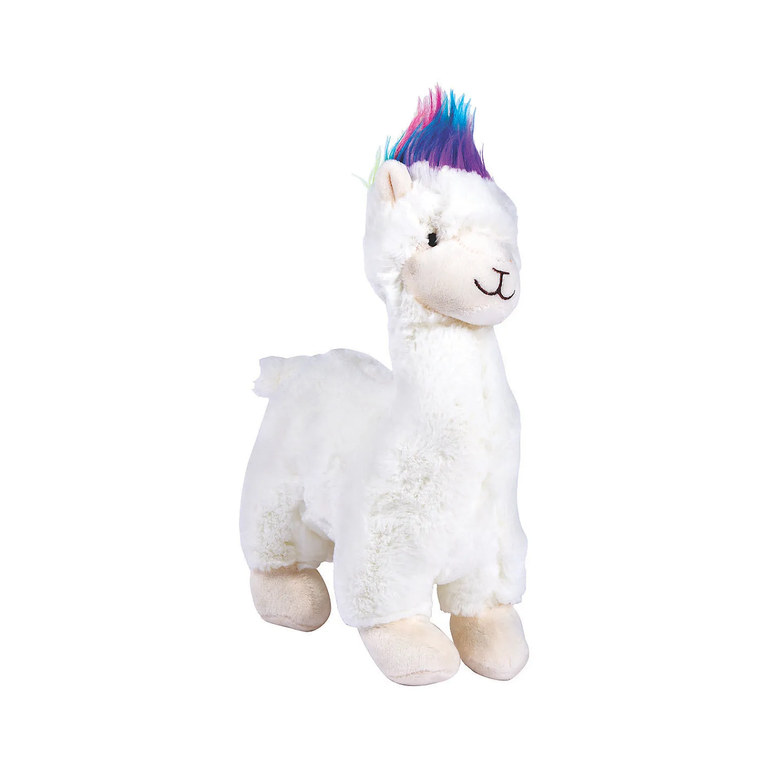 multicolor_mohawk_stuffe_0.webp Oriental Trading Stuffed Animals & Plush Toys*13" Multicolor Mohawk Stuffed Llama